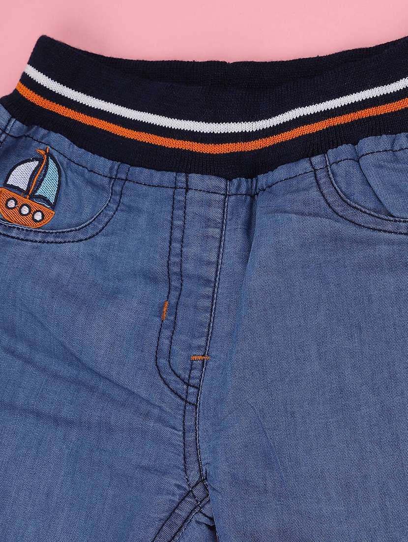 boys washed mid rise straight fit jeans - 22438291 -  Standard Image - 3