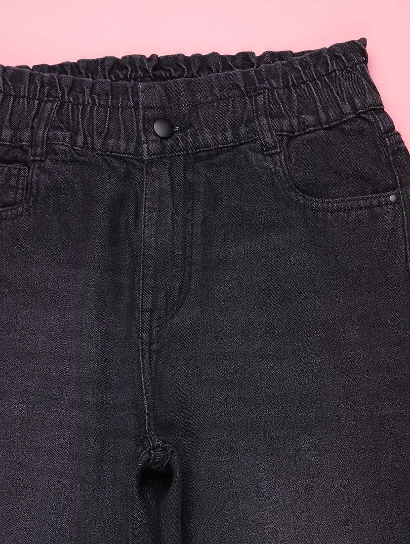 girls washed mid rise slouchy jeans - 22438682 -  Standard Image - 3