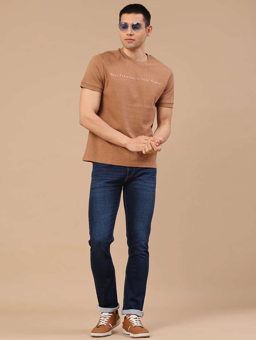 men washed mid rise full length slim fit jeans - 22438765 -  Standard Image - 5