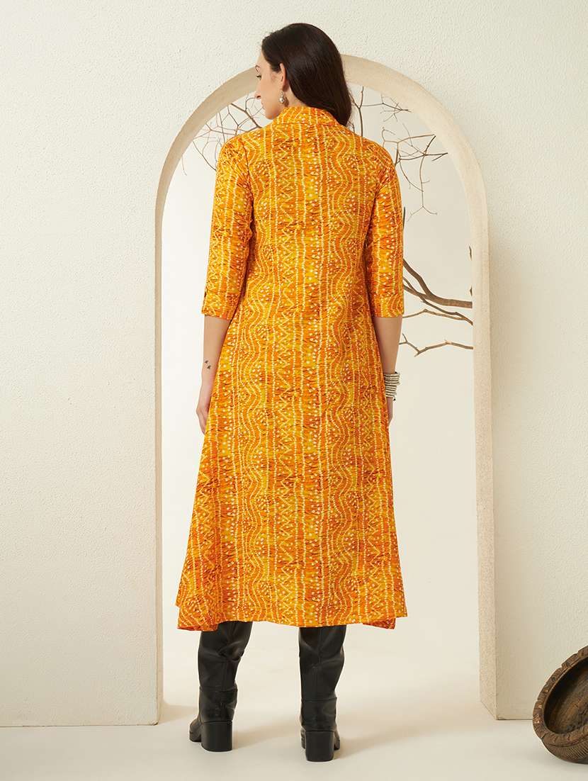 women bandhani three quarter sleeve ethnic shrug - 22439069 -  Standard Image - 5