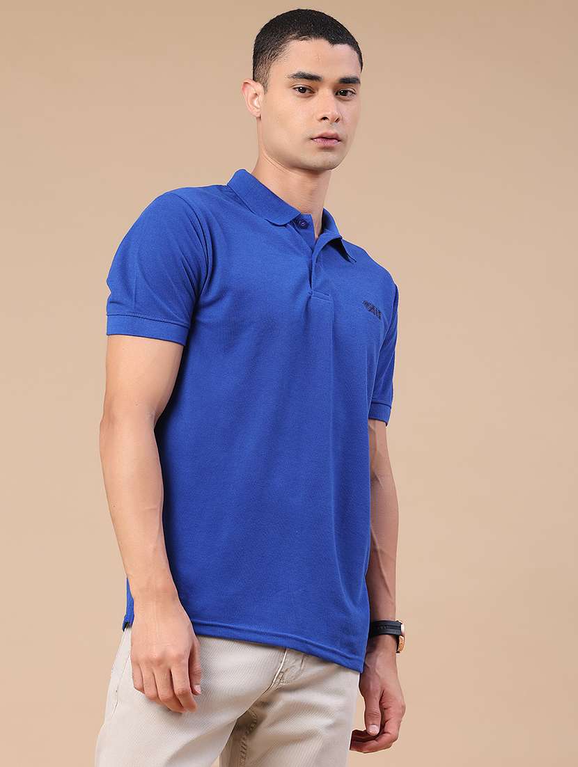 men solid short sleeve regular fit polo t-shirt - 22439408 -  Standard Image - 3