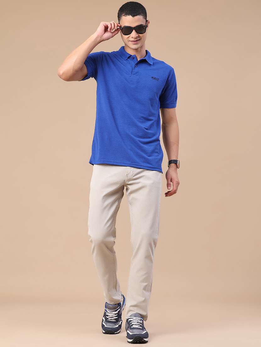 men solid short sleeve regular fit polo t-shirt - 22439408 -  Standard Image - 5