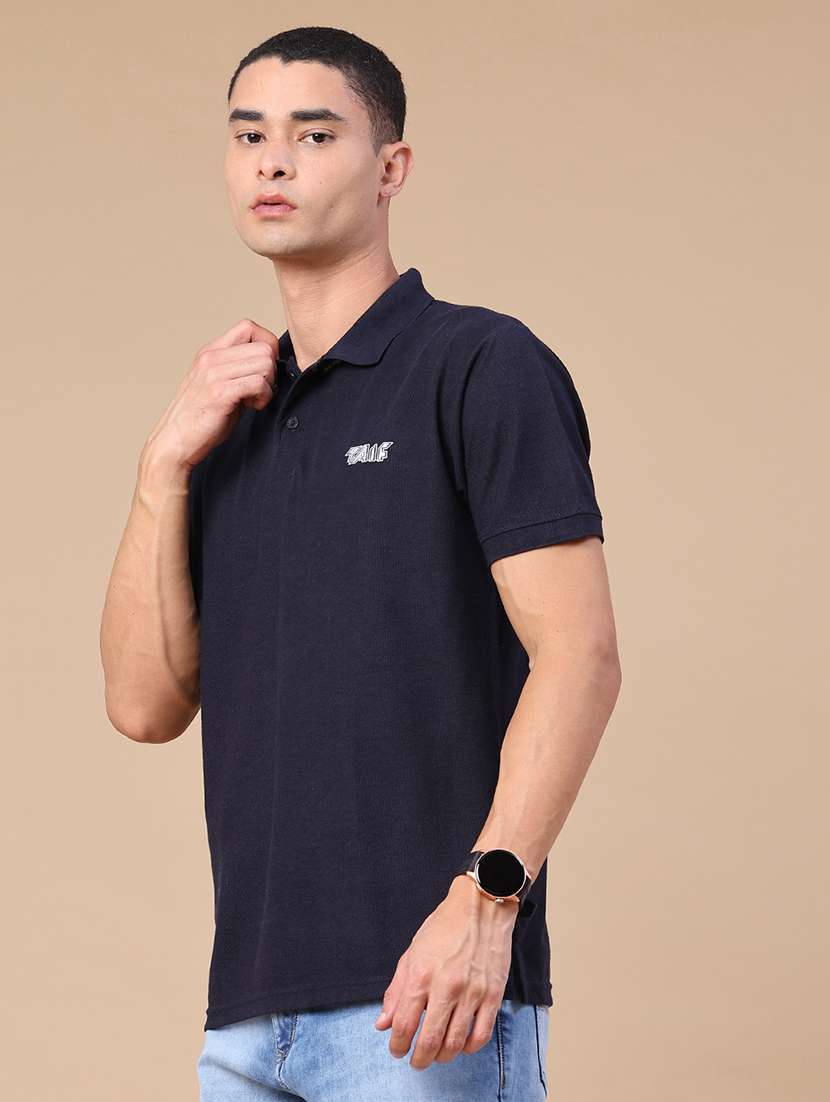 men solid short sleeve regular fit polo t-shirt - 22439411 -  Standard Image - 3