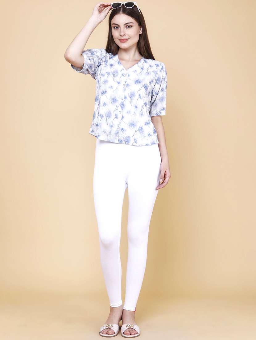 women printed three quarter sleeves regular shirt - 22439454 -  Standard Image - 5