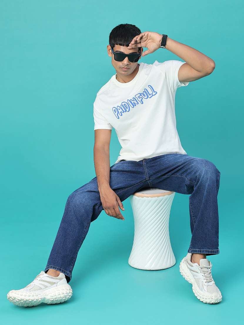 Men Printed Short Sleeve Regular Fit T-shirt - 22439530 -  Standard Image - 5