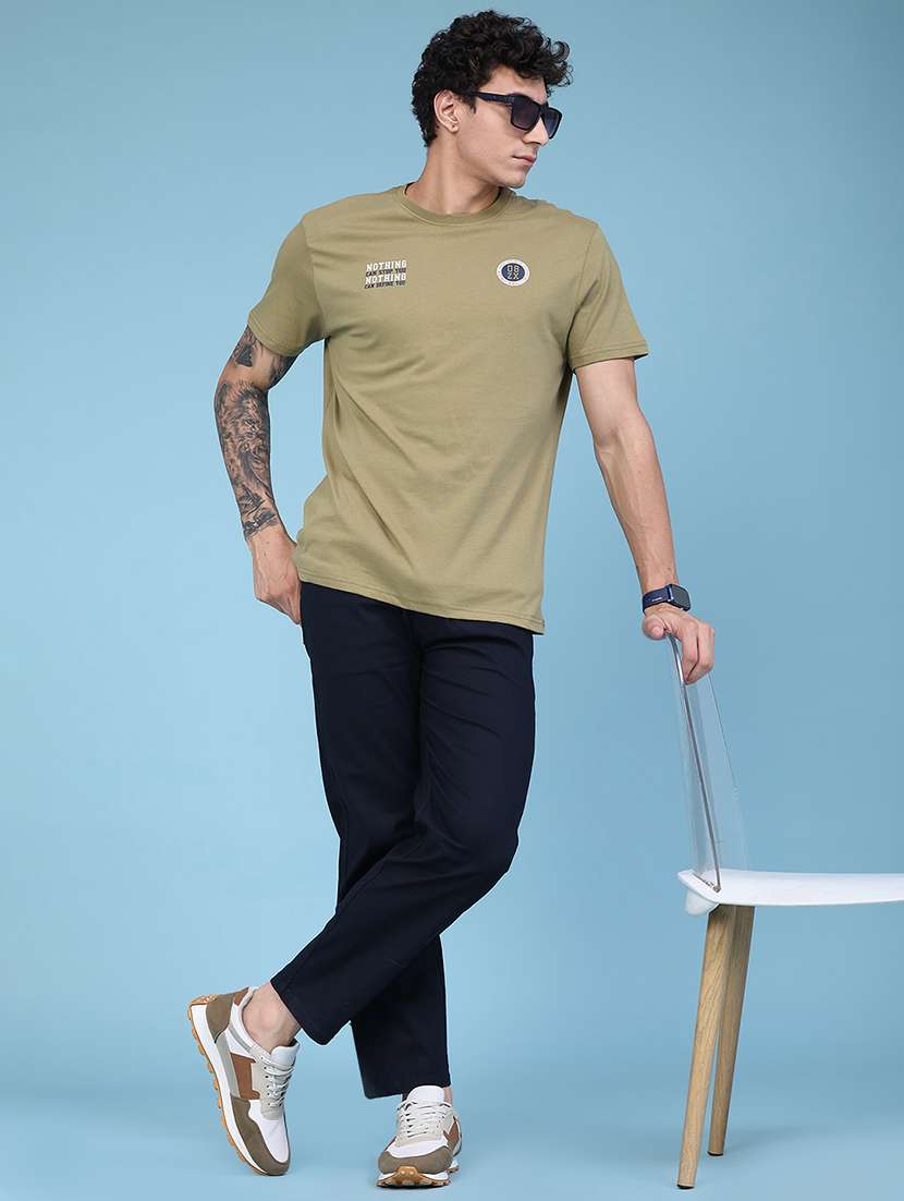 Men Printed Short Sleeve Regular Fit T-shirt - 22439535 -  Standard Image - 5