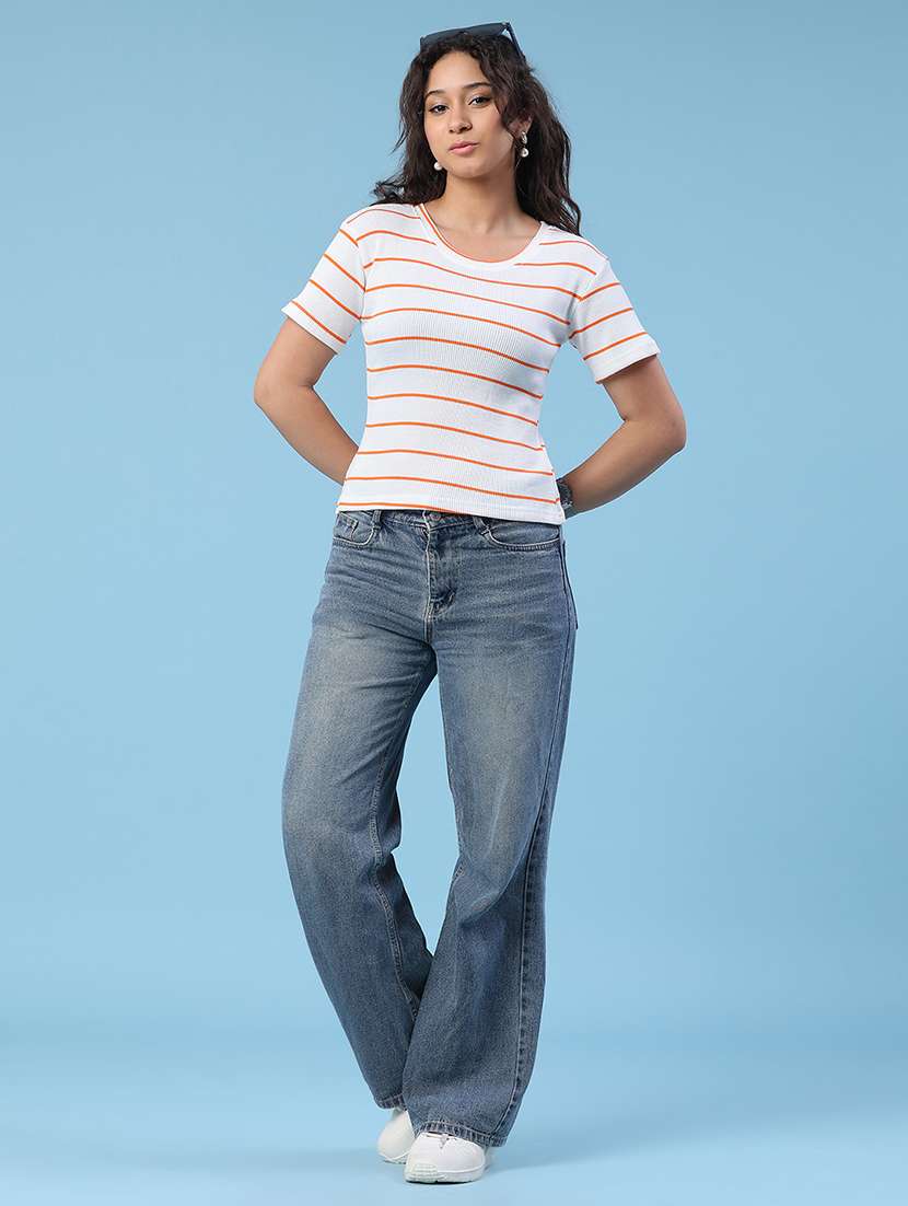 women printed round neck short sleeves t-shirt - 22439587 -  Standard Image - 5