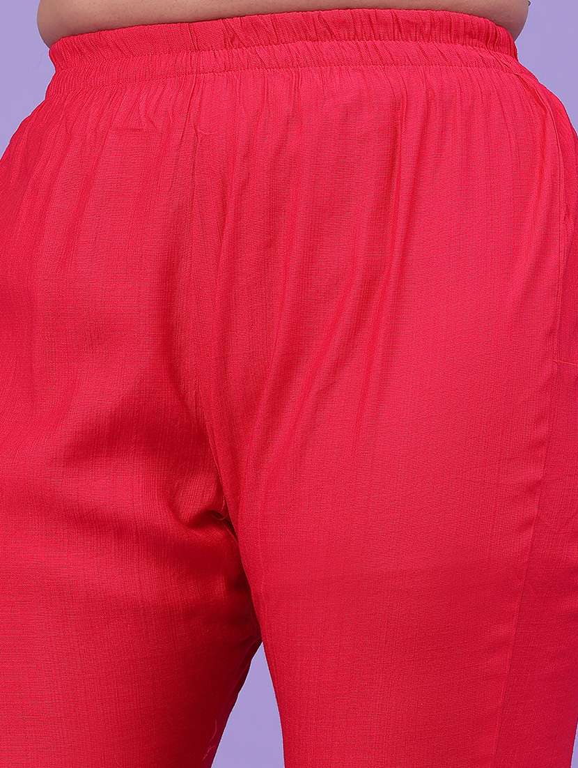 Women Embroidered Three Quarter Sleeve Kurta Pant With Dupatta Set - 22439639 -  Standard Image - 5