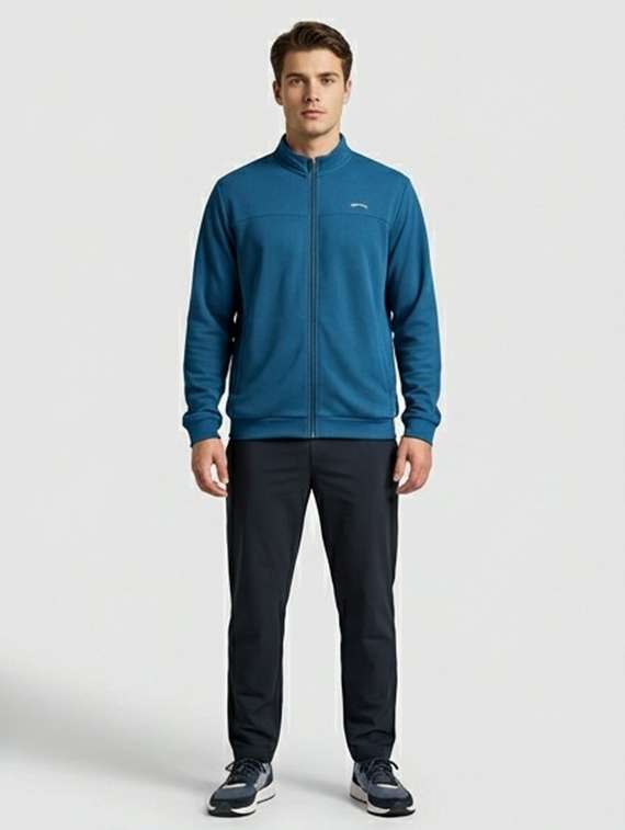 men solid long sleeve regular fit casual jacket - 22440030 -  Standard Image - 3