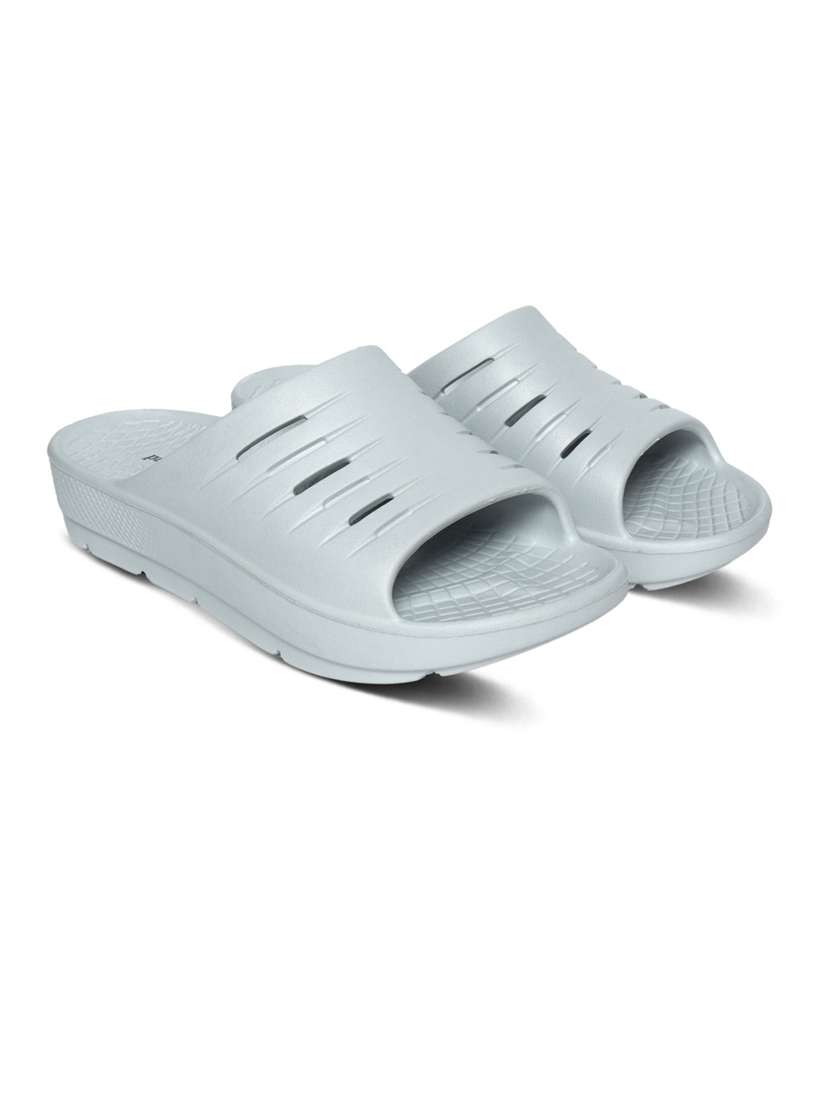 women solid slip on slides - 22440665 -  Standard Image - 3