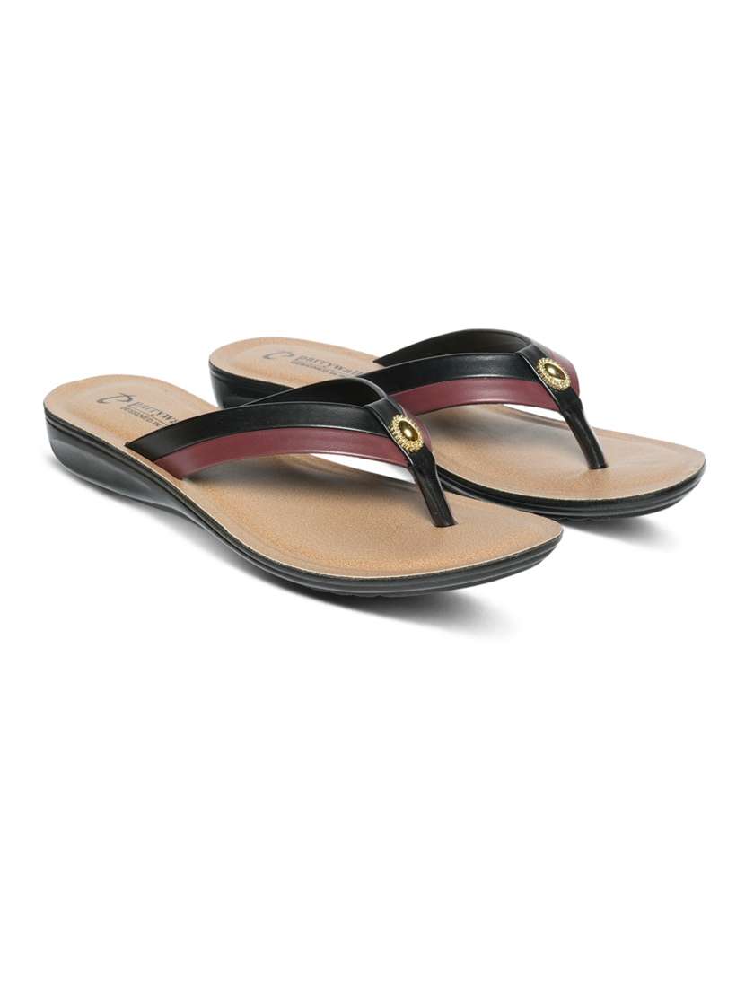 women solid slip on flat sandals - 22440674 -  Standard Image - 3