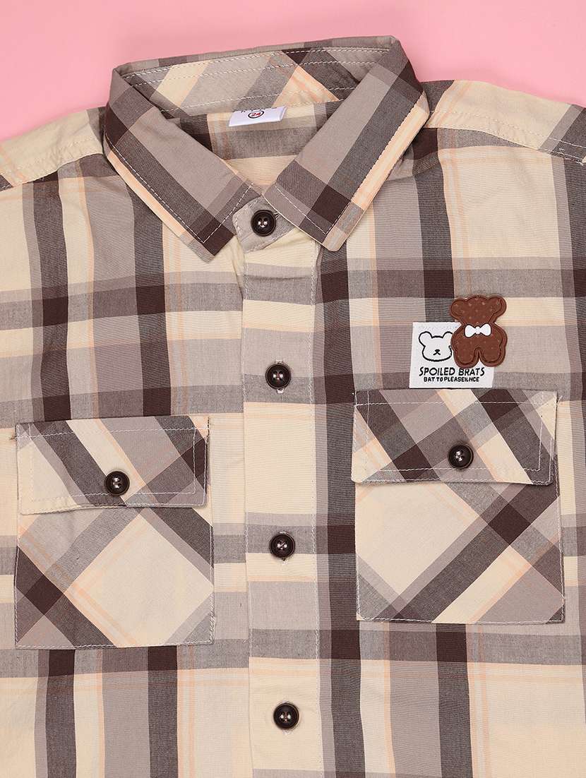 boys printed short sleeves shirt and shorts set - 22440983 -  Standard Image - 5
