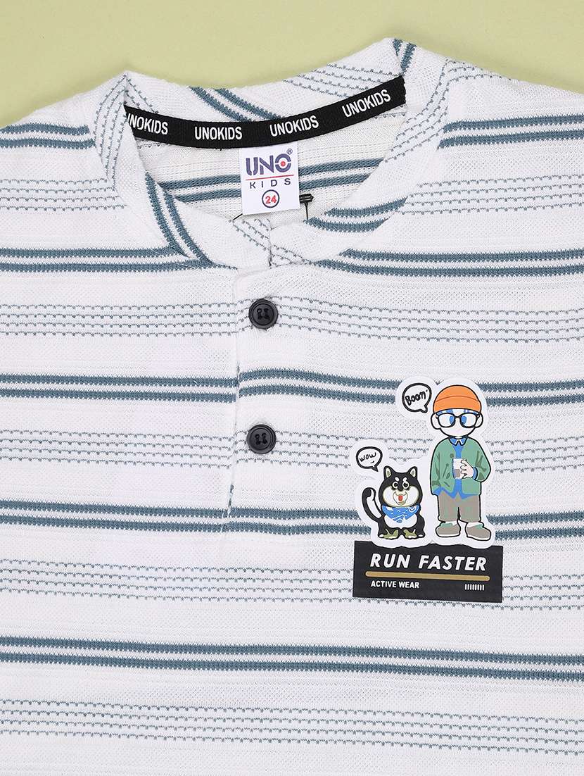 boys printed short sleeves t-shirt and shorts set - 22440992 -  Standard Image - 3