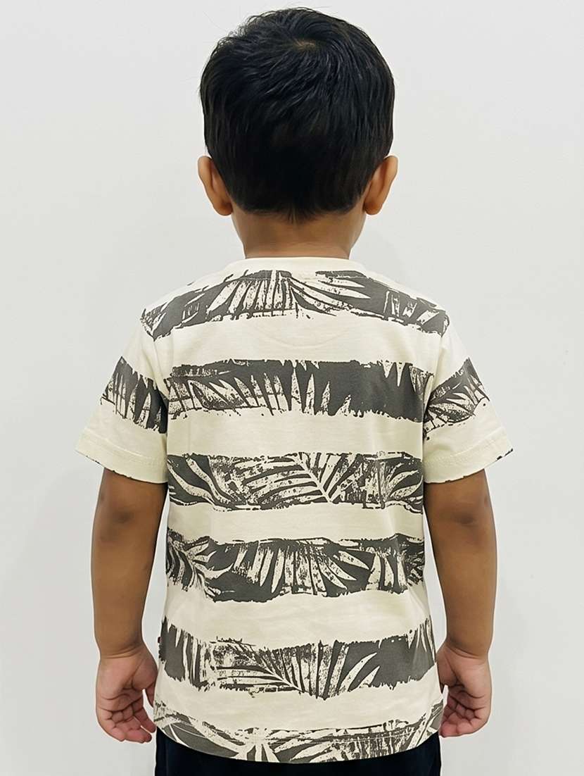 boys printed short sleeves regular fit t-shirt - 22441020 -  Standard Image - 3