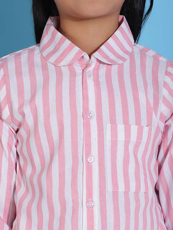 girl  cotton top & trouser co-ord set - 22441082 -  Standard Image - 5