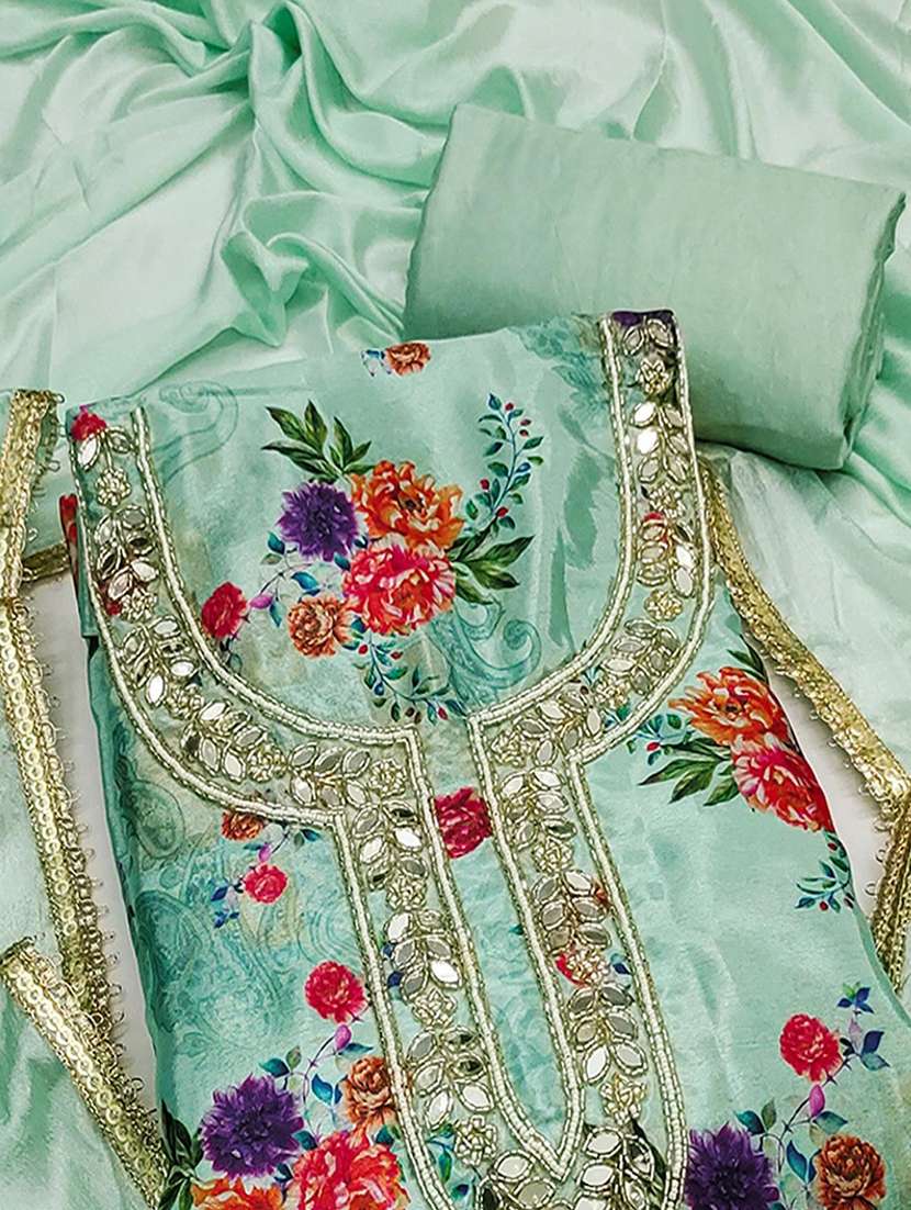 Women Floral Printed Unstitched Suit Set - 22441341 -  Standard Image - 3