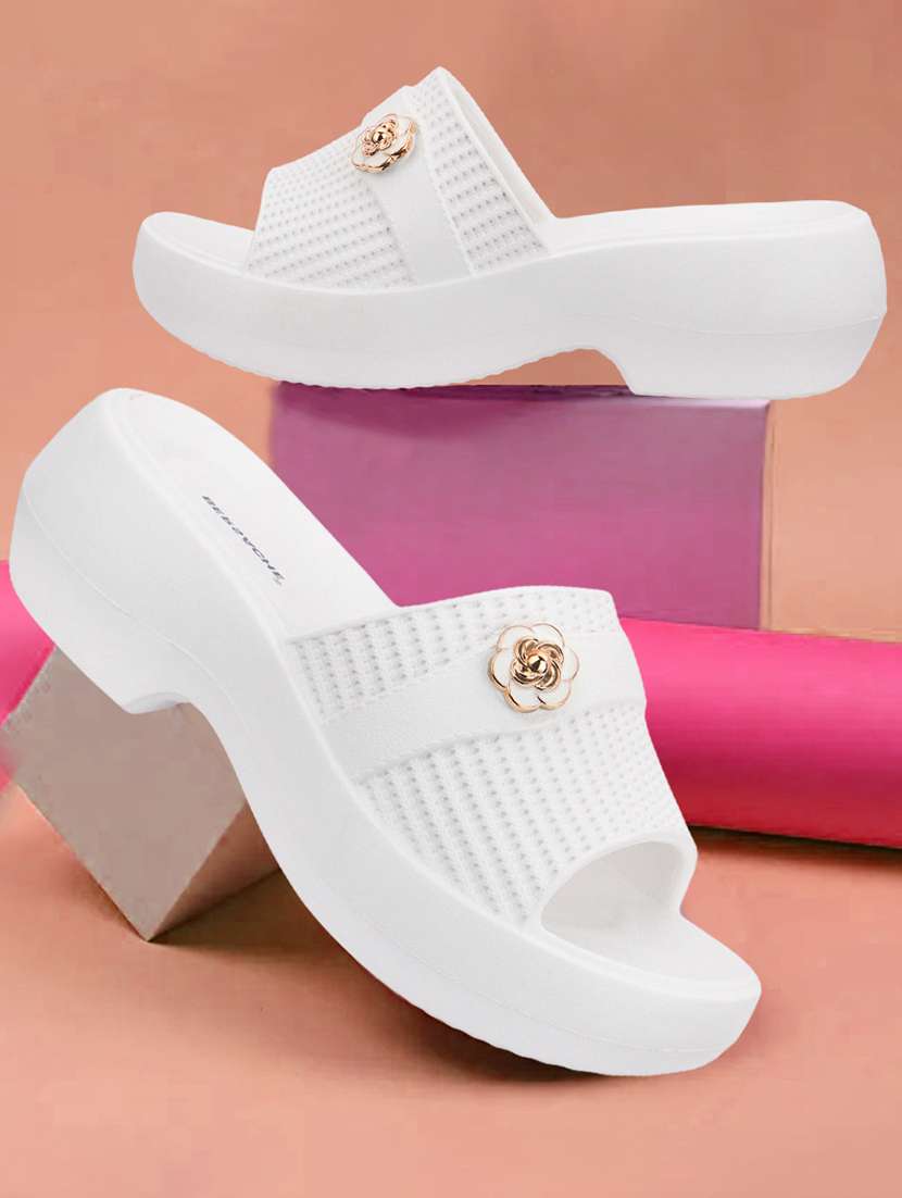 women white slip on sandal