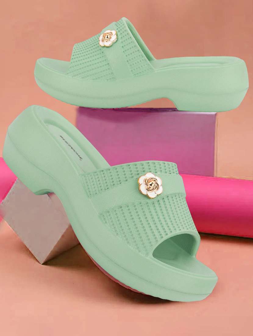 women green slip on sandal