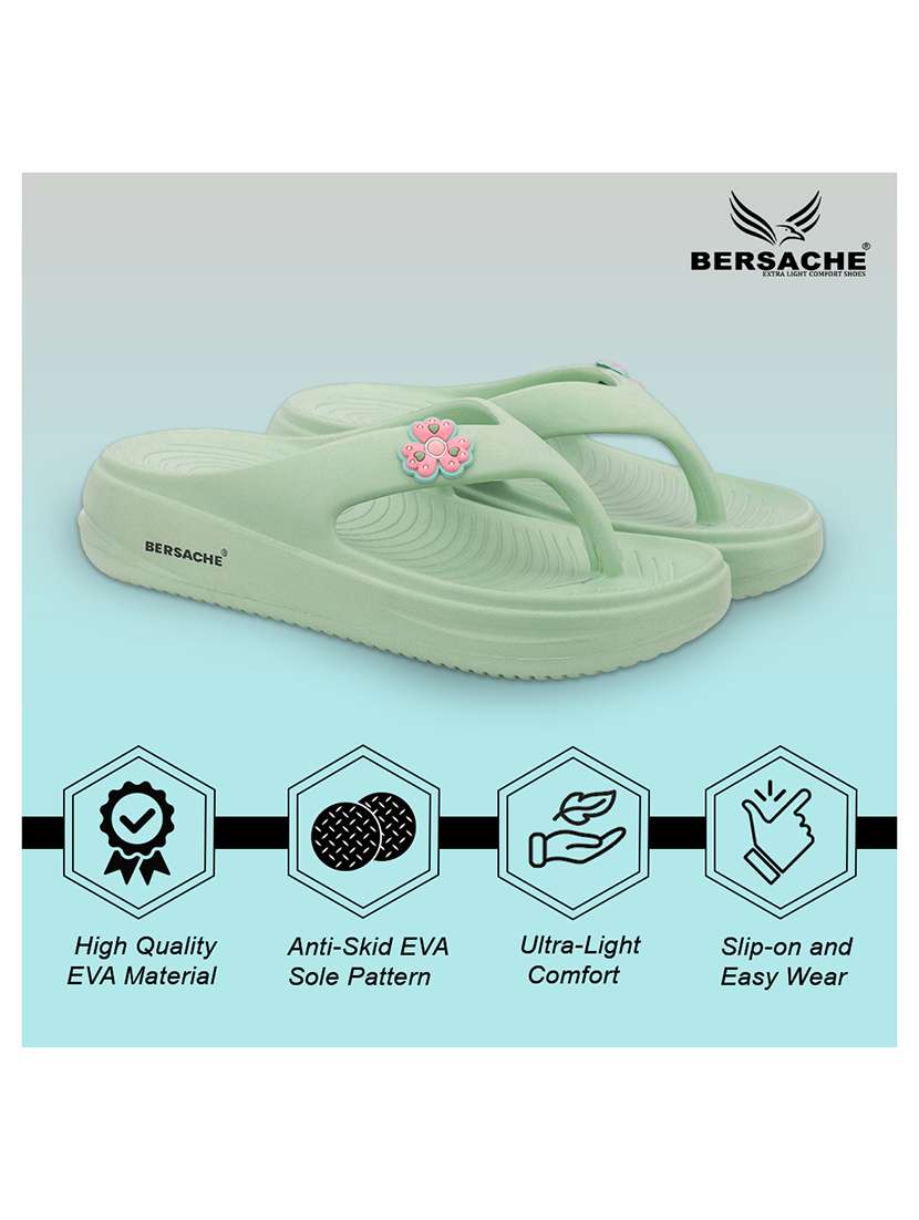 women green slip on sandal - 22441460 -  Standard Image - 3