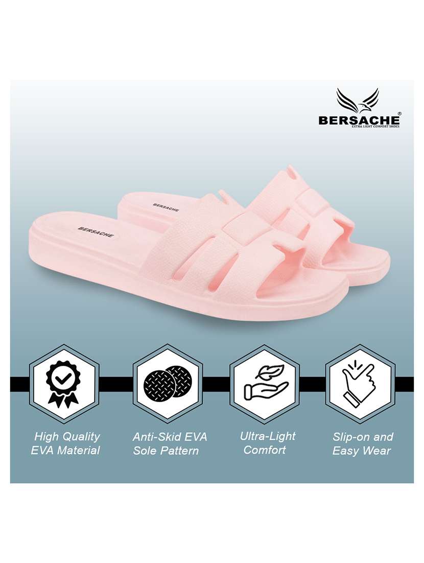 women peach slip on sandal - 22441465 -  Standard Image - 3