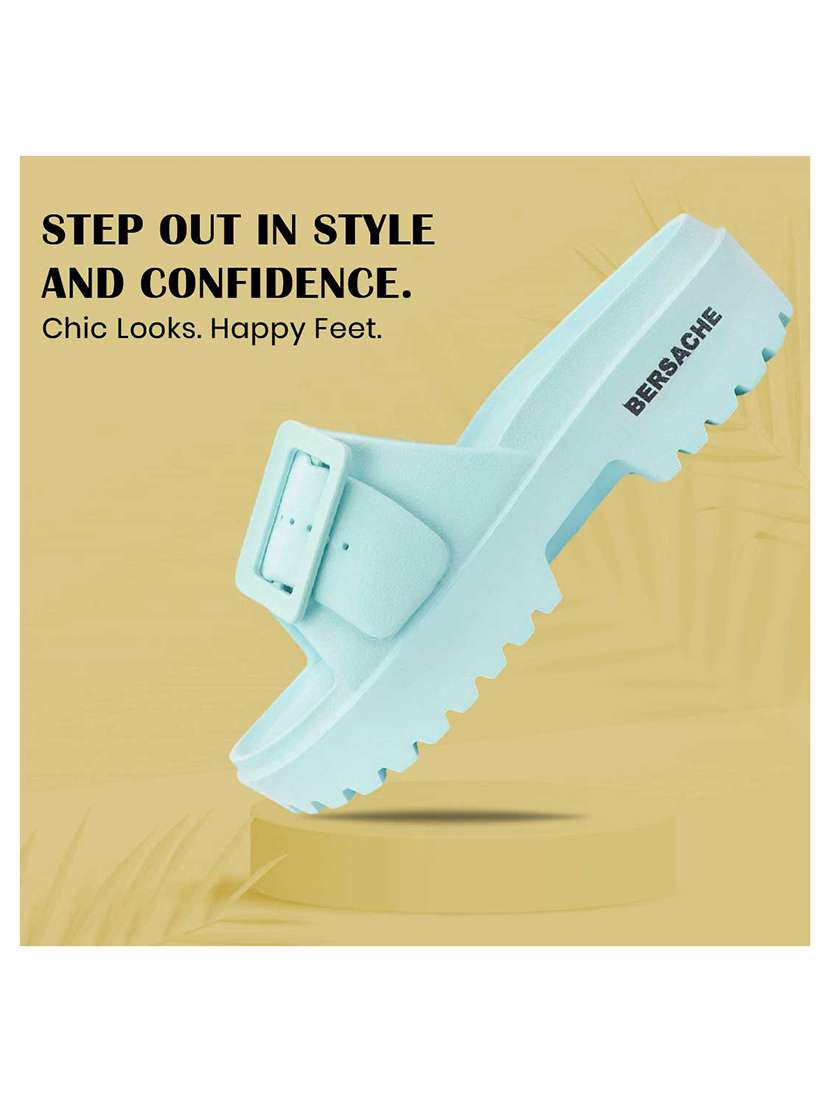 women green slip on sandal - 22441469 -  Standard Image - 5