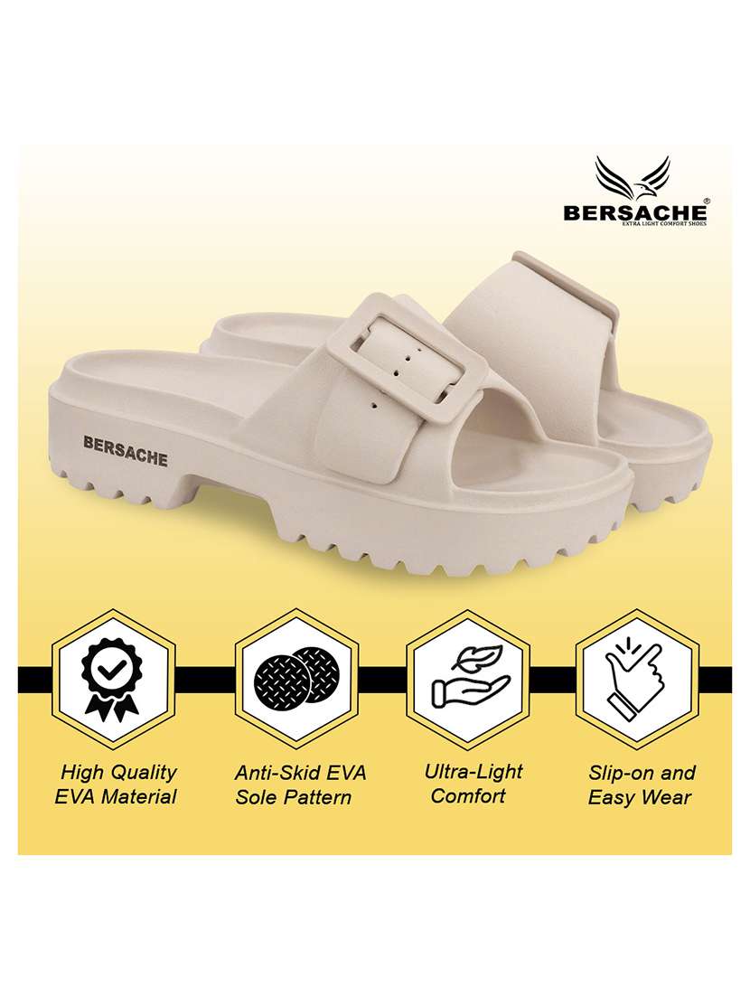 women beige slip on sandal - 22441471 -  Standard Image - 3