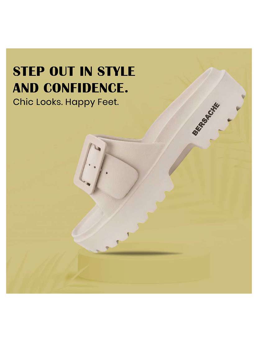 women beige slip on sandal - 22441471 -  Standard Image - 5