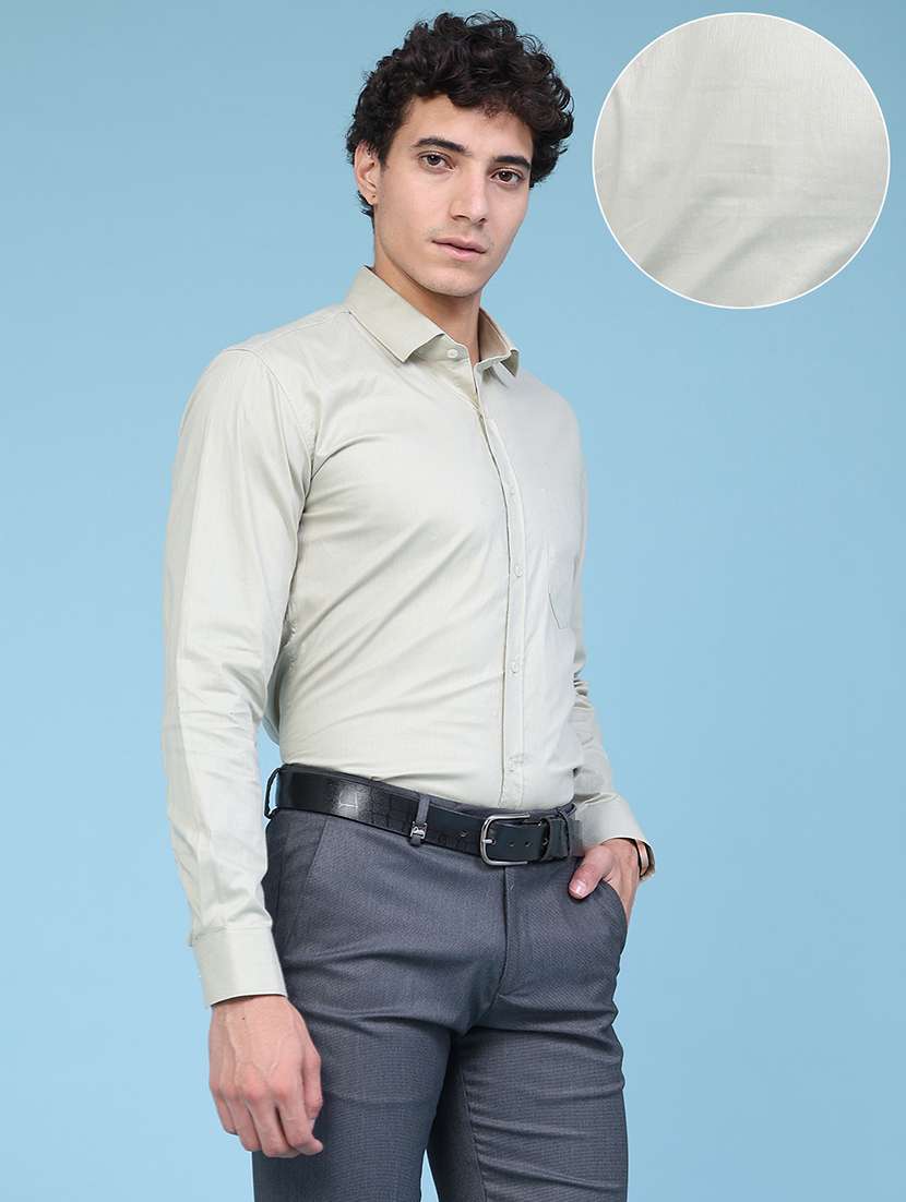 men self design long sleeves formal shirt - 22441506 -  Standard Image - 3