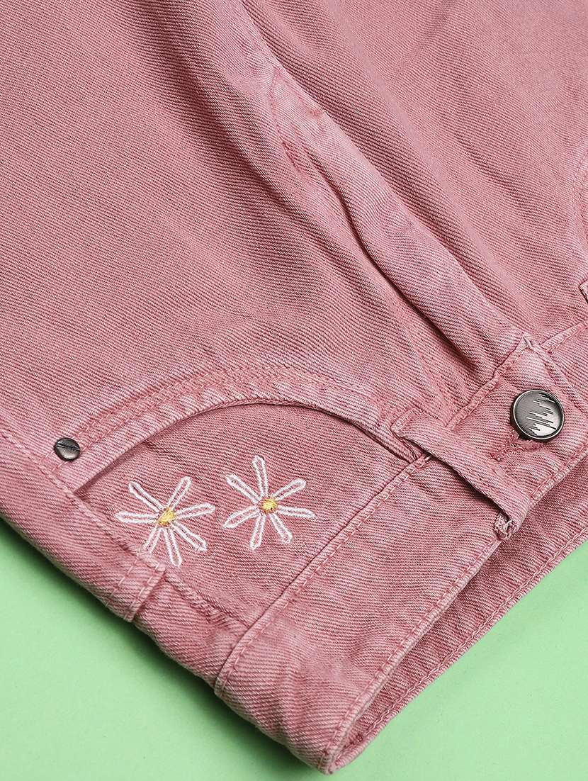 girls plain mid rise straight jeans - 22441525 -  Standard Image - 3