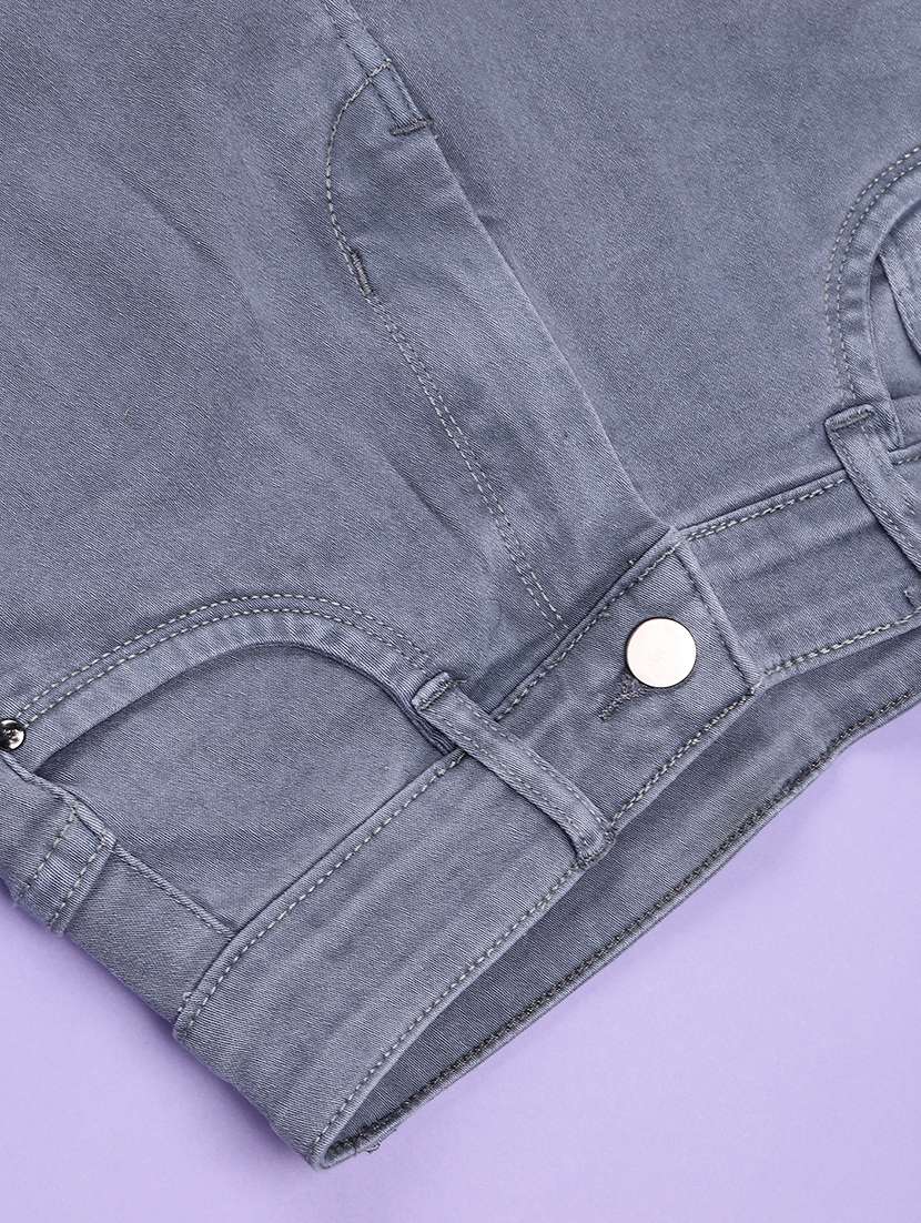 girls washed mid rise straight fit jeans - 22441532 -  Standard Image - 3