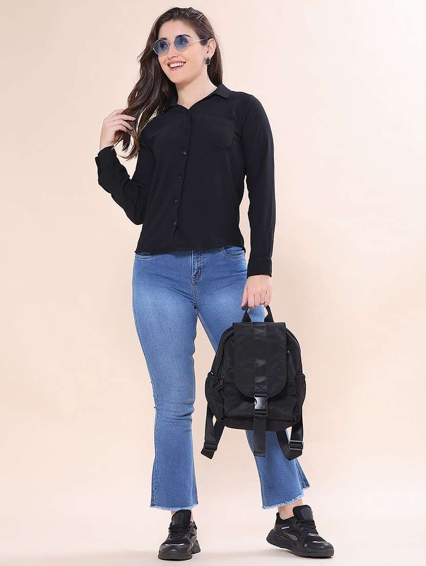Women Washed Mid Rise Bootcut Jeans - 22441628 -  Standard Image - 5