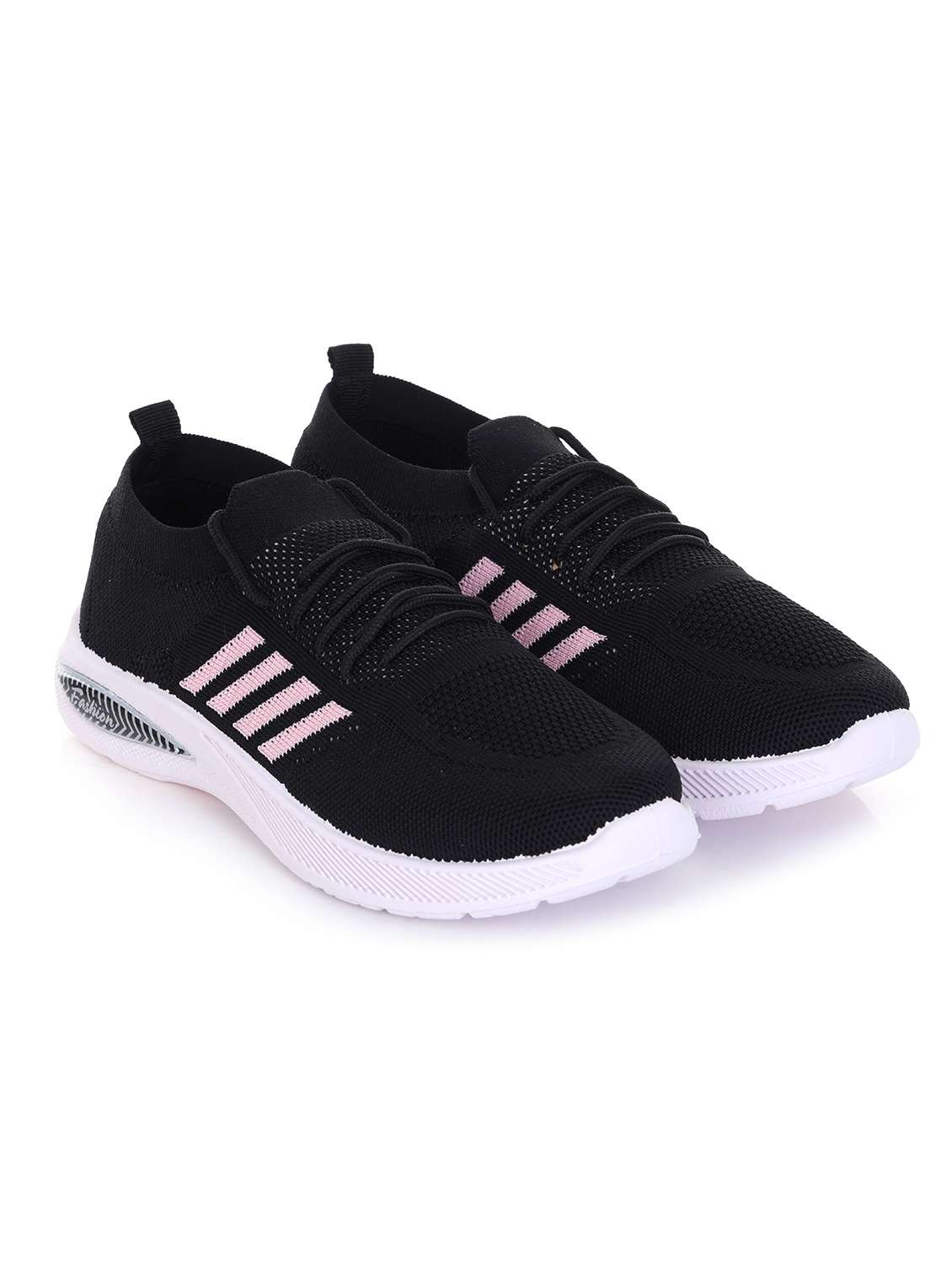women black lace-up casual shoe