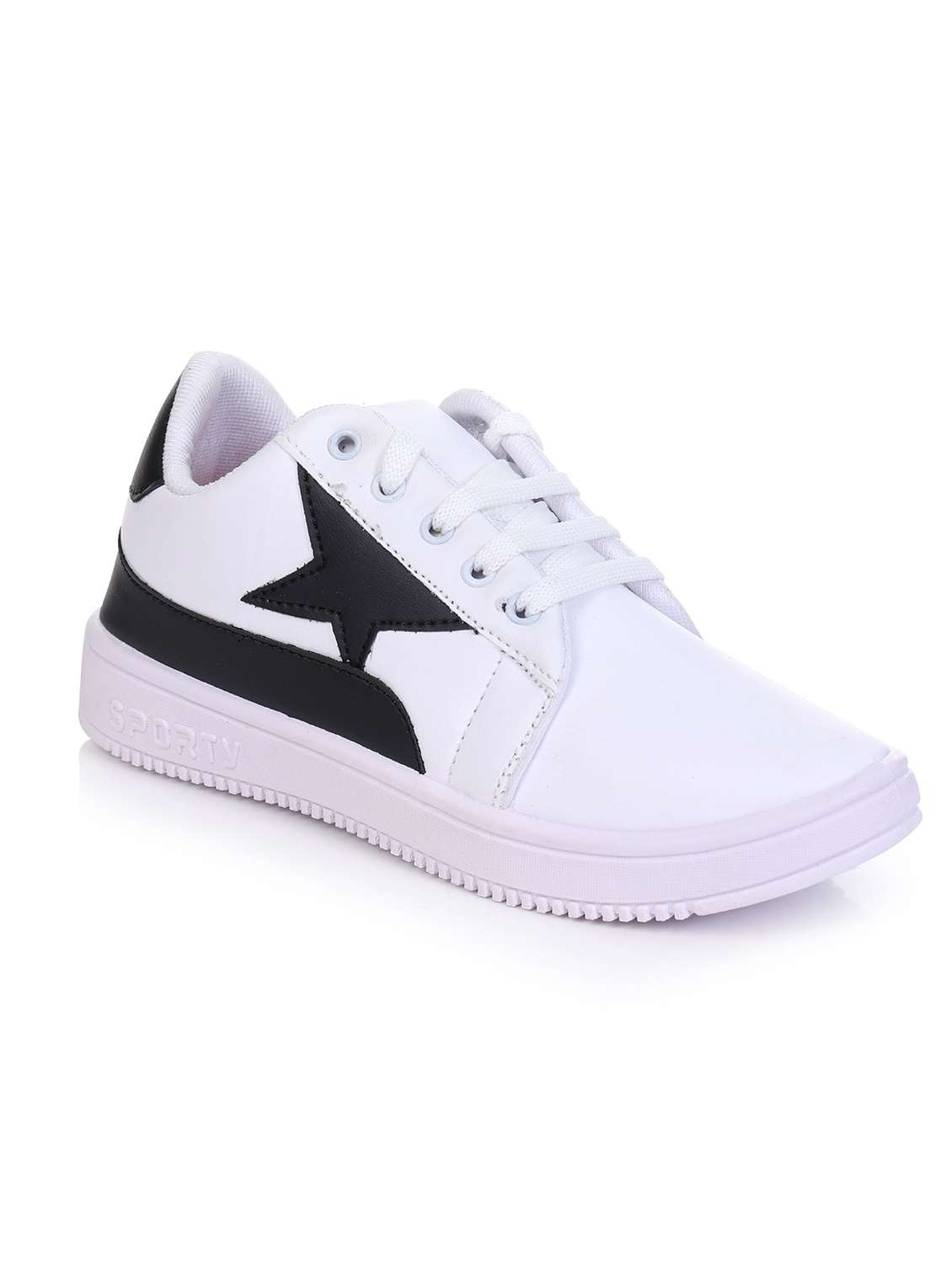 women white lace-up casual shoe