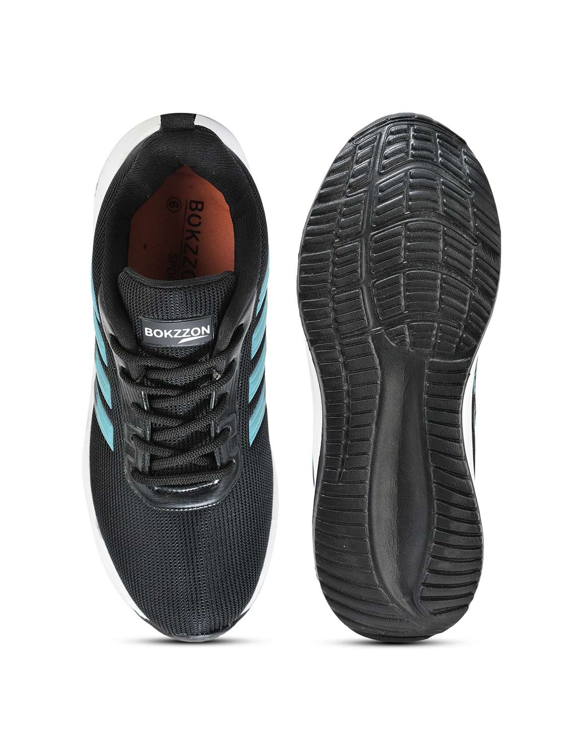men black solid lace up sport shoe - 22442309 -  Standard Image - 3