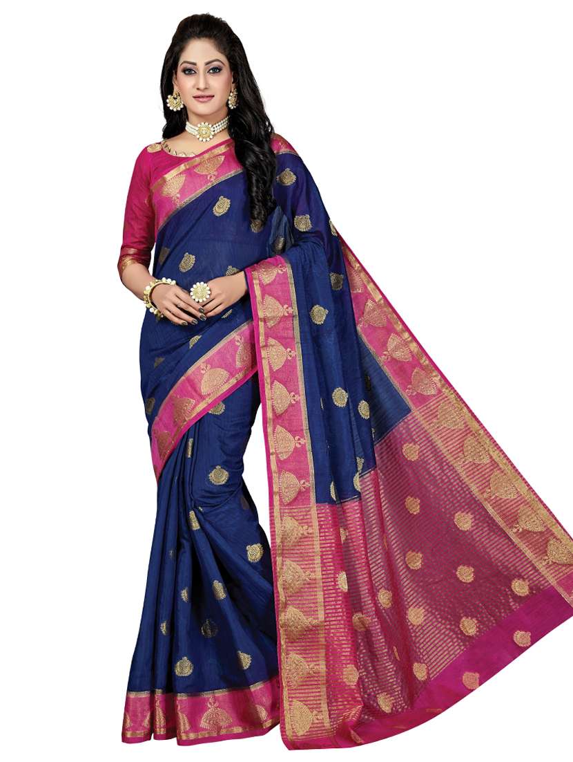 women self design banarasi saree