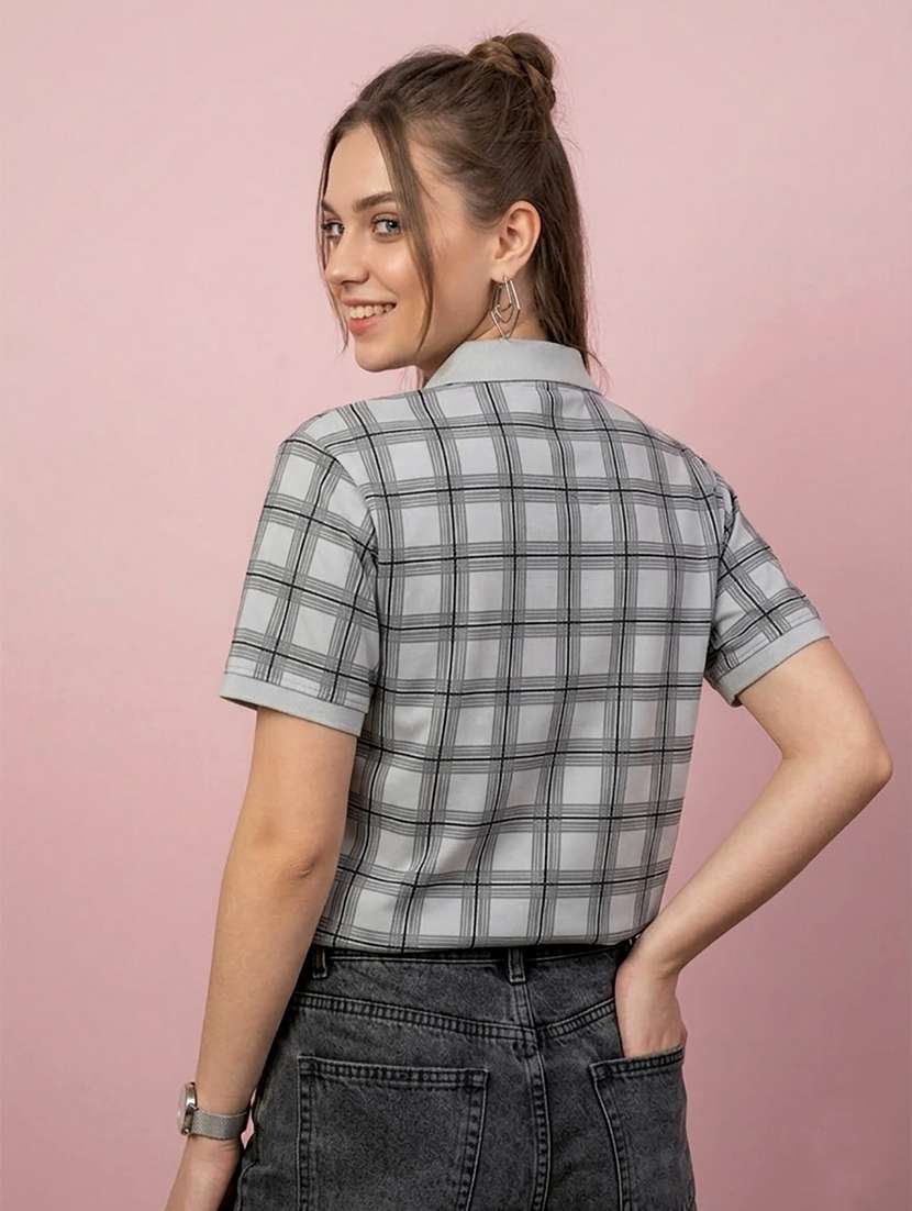 women short sleeve oversized polo t-shirt - 22442999 -  Standard Image - 3