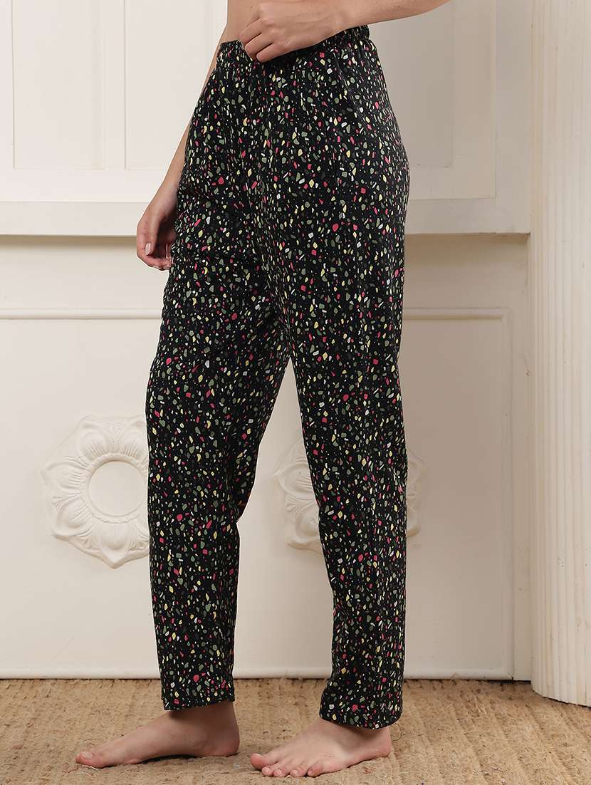 black cotton loungewear - 22443296 -  Standard Image - 3