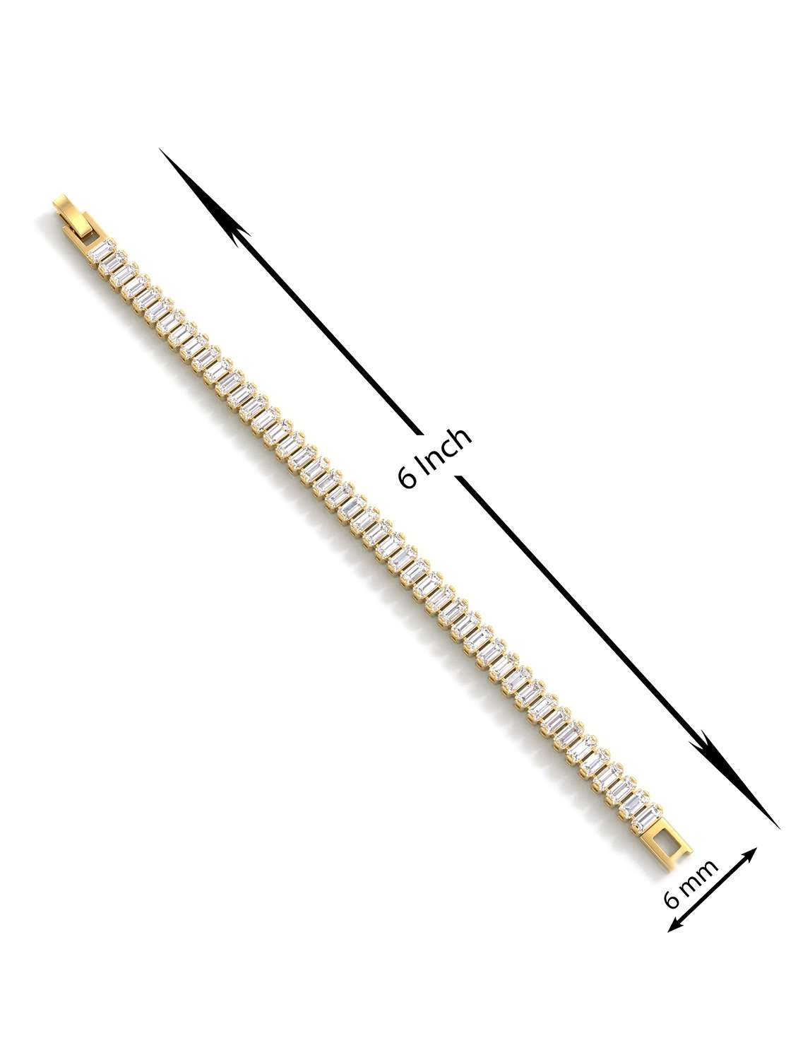 gold plated rectangle bracelet - 22443339 -  Standard Image - 3