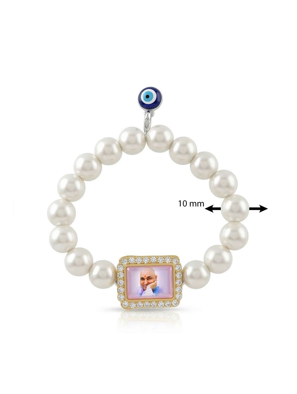 white crystal bangle  bracelet - 22443344 -  Standard Image - 3