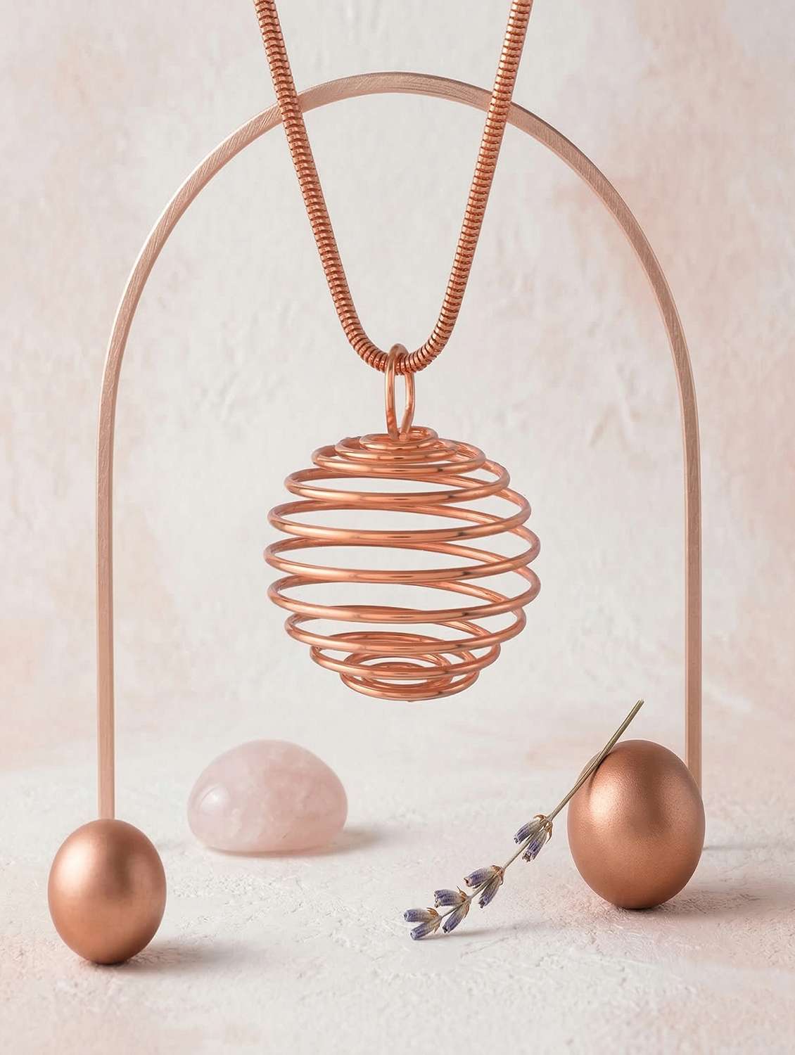 men brown brass pendant