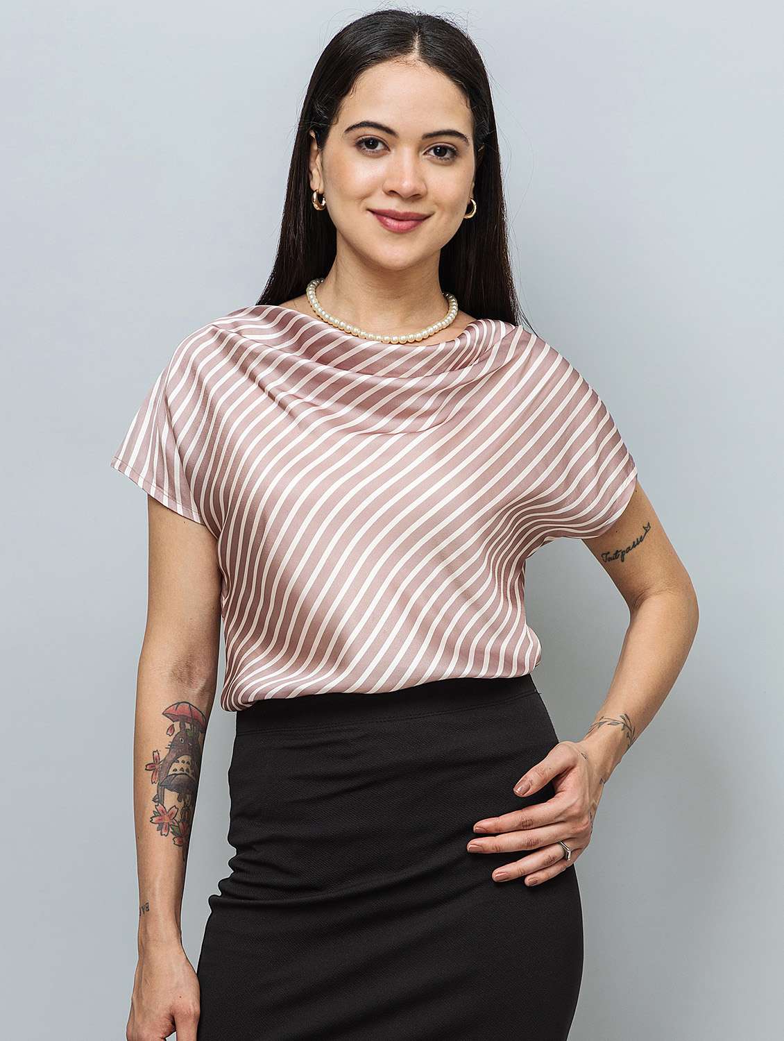 women printed sleeveless regular top