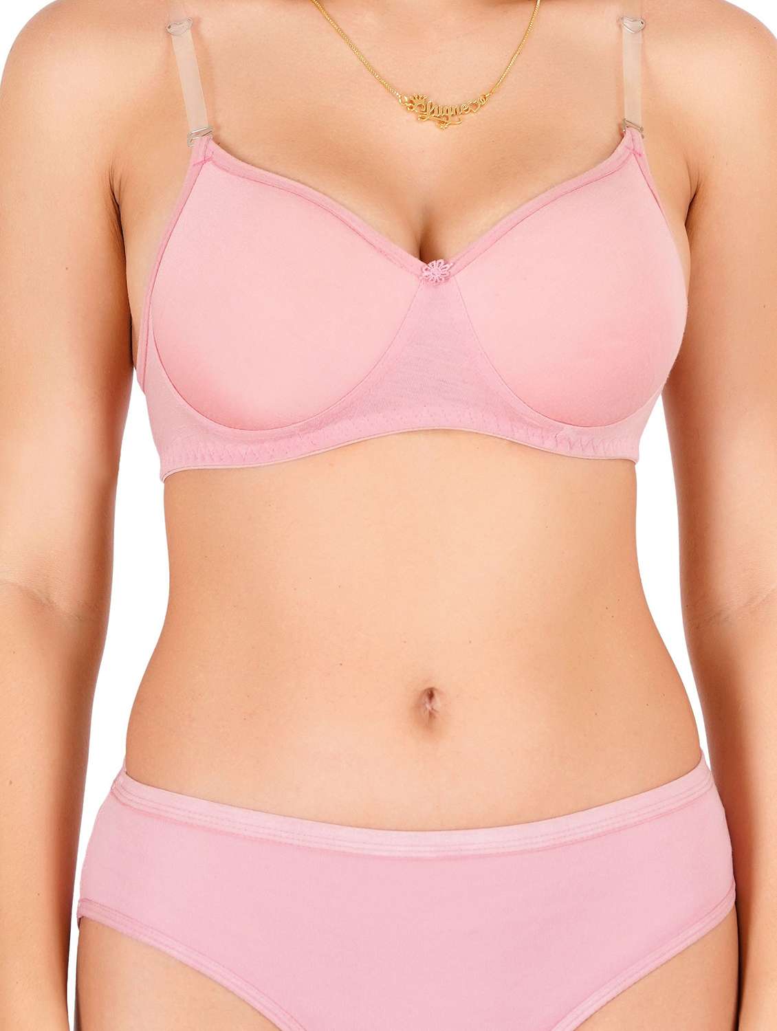 women solid non-wired t-shirt bra - 22443717 -  Standard Image - 5