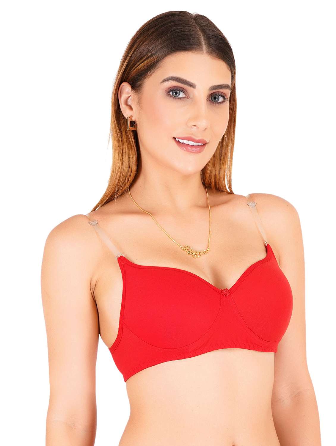 women pack of 2 non padded bra - 22443738 -  Standard Image - 3