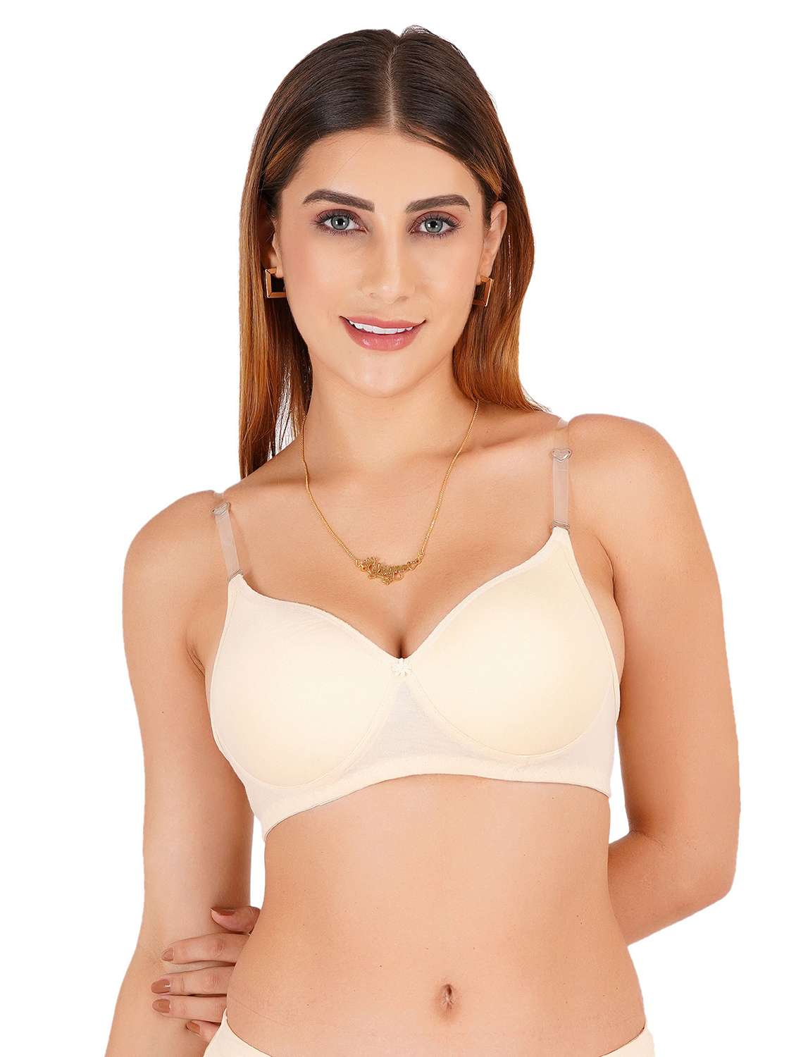 women pack of 2 non padded bra - 22443765 -  Standard Image - 3
