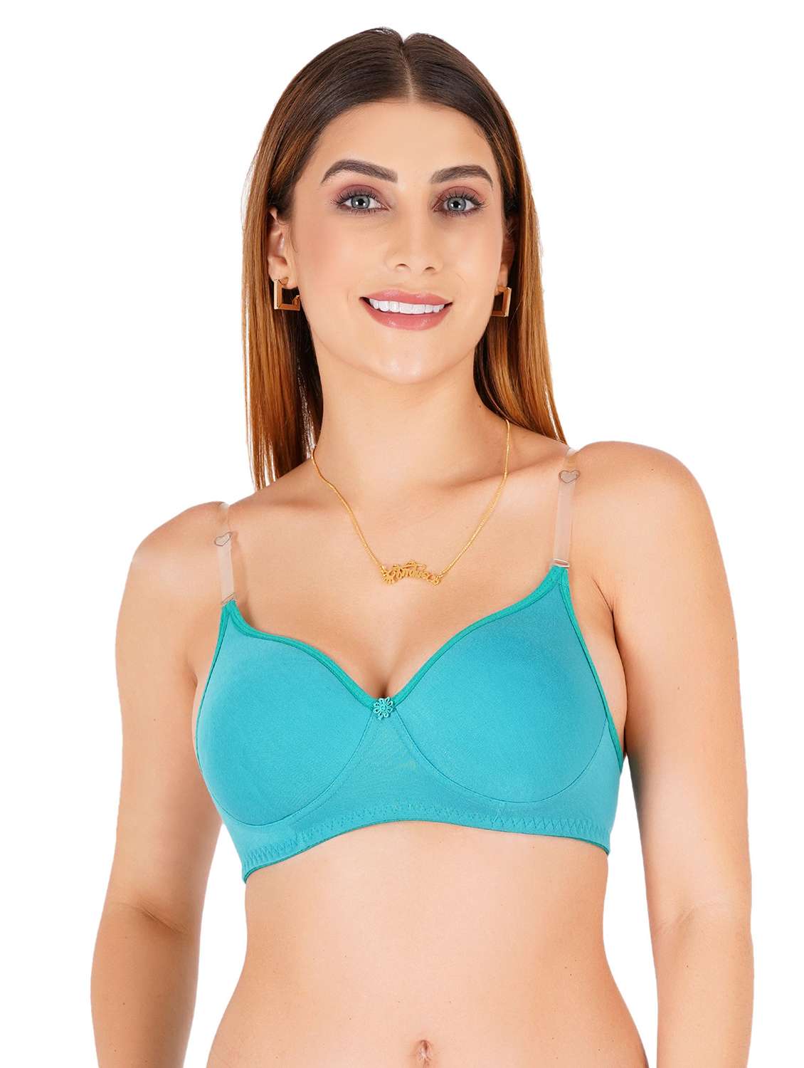 women pack of 2 non padded bra - 22443794 -  Standard Image - 3