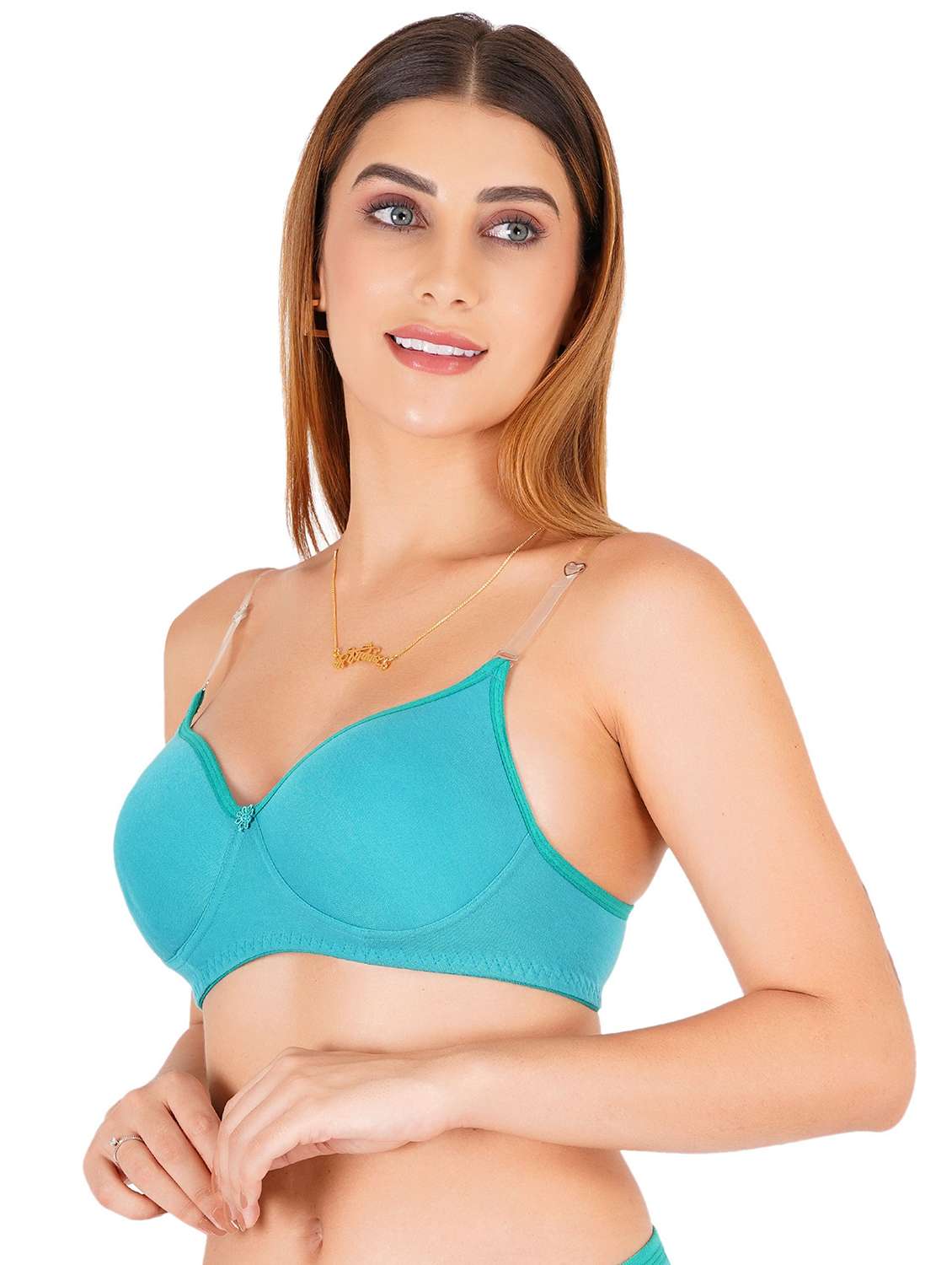 women pack of 2 non padded bra - 22443801 -  Standard Image - 3