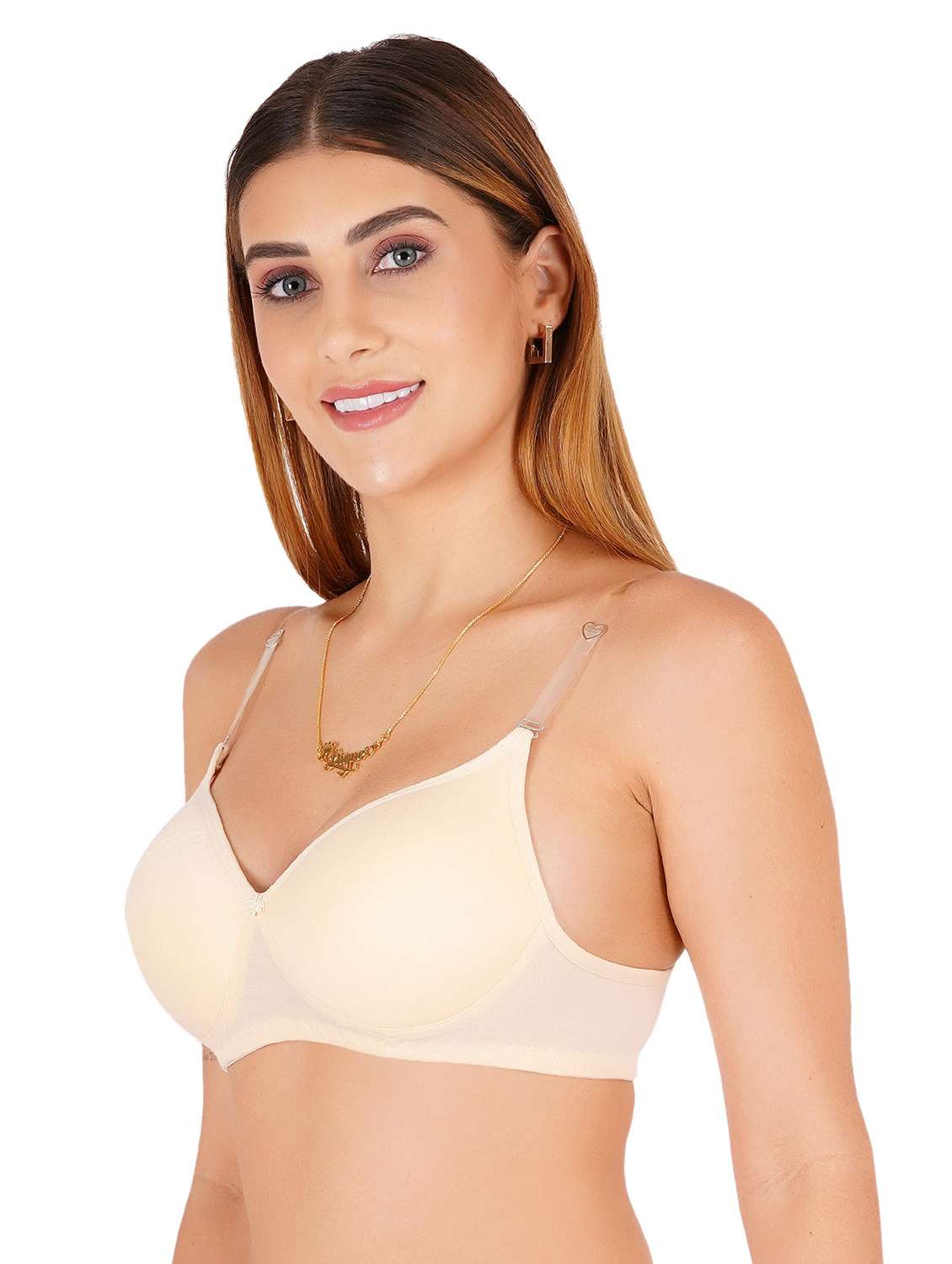 women pack of 4 non padded bra - 22444012 -  Standard Image - 5
