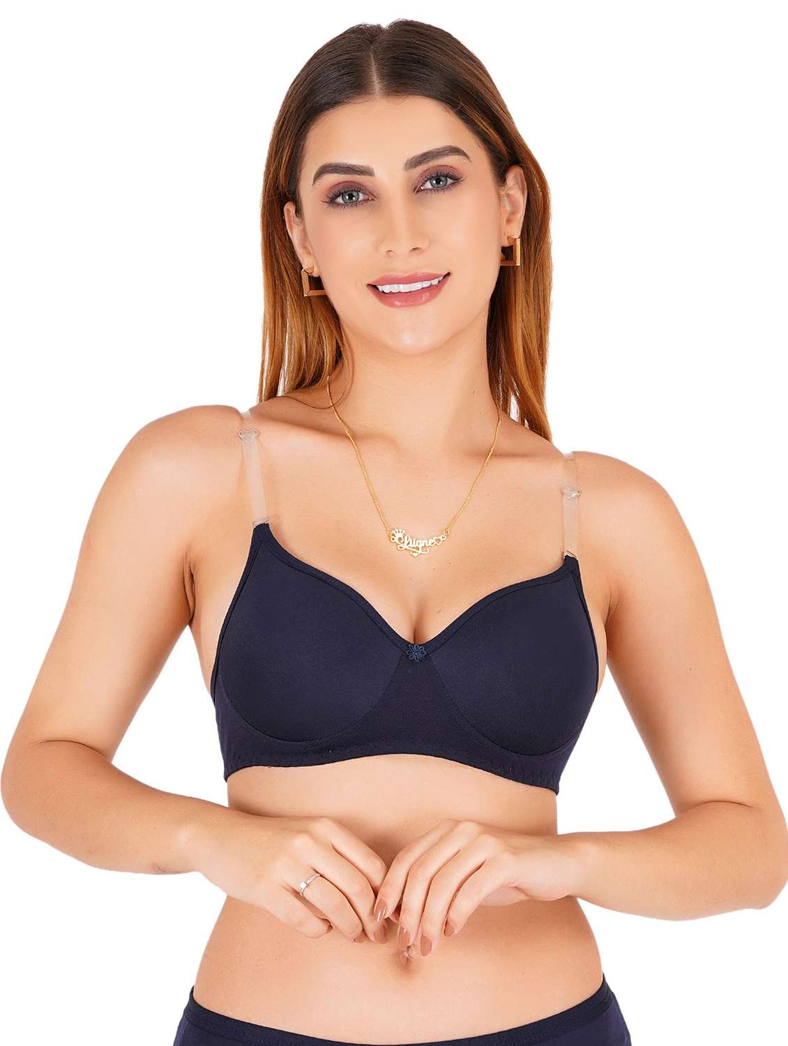 Women Pack Of 4 Non Padded Bra - 22444051 -  Standard Image - 3