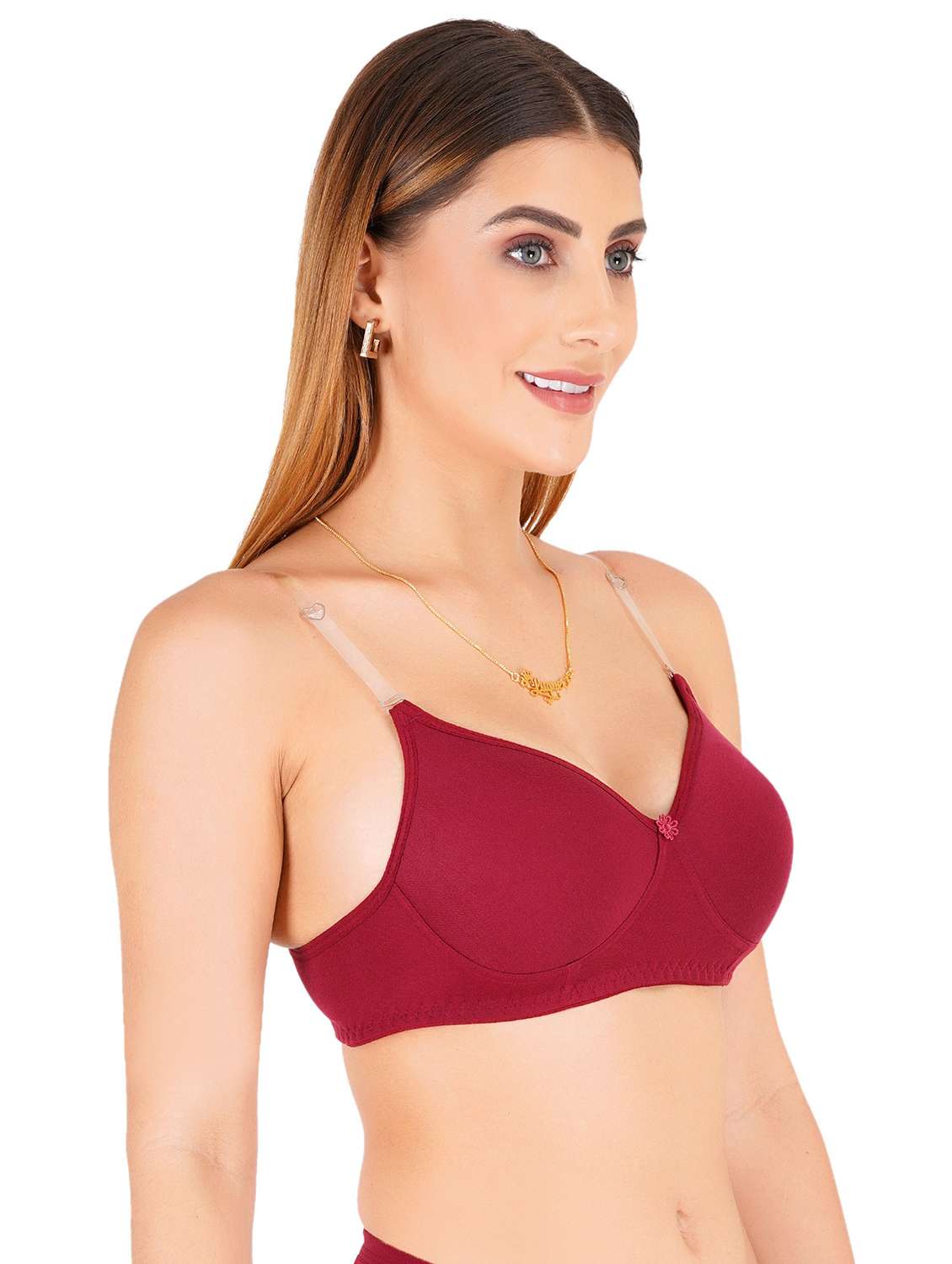 Women Pack Of 4 Non Padded Bra - 22444057 -  Standard Image - 5