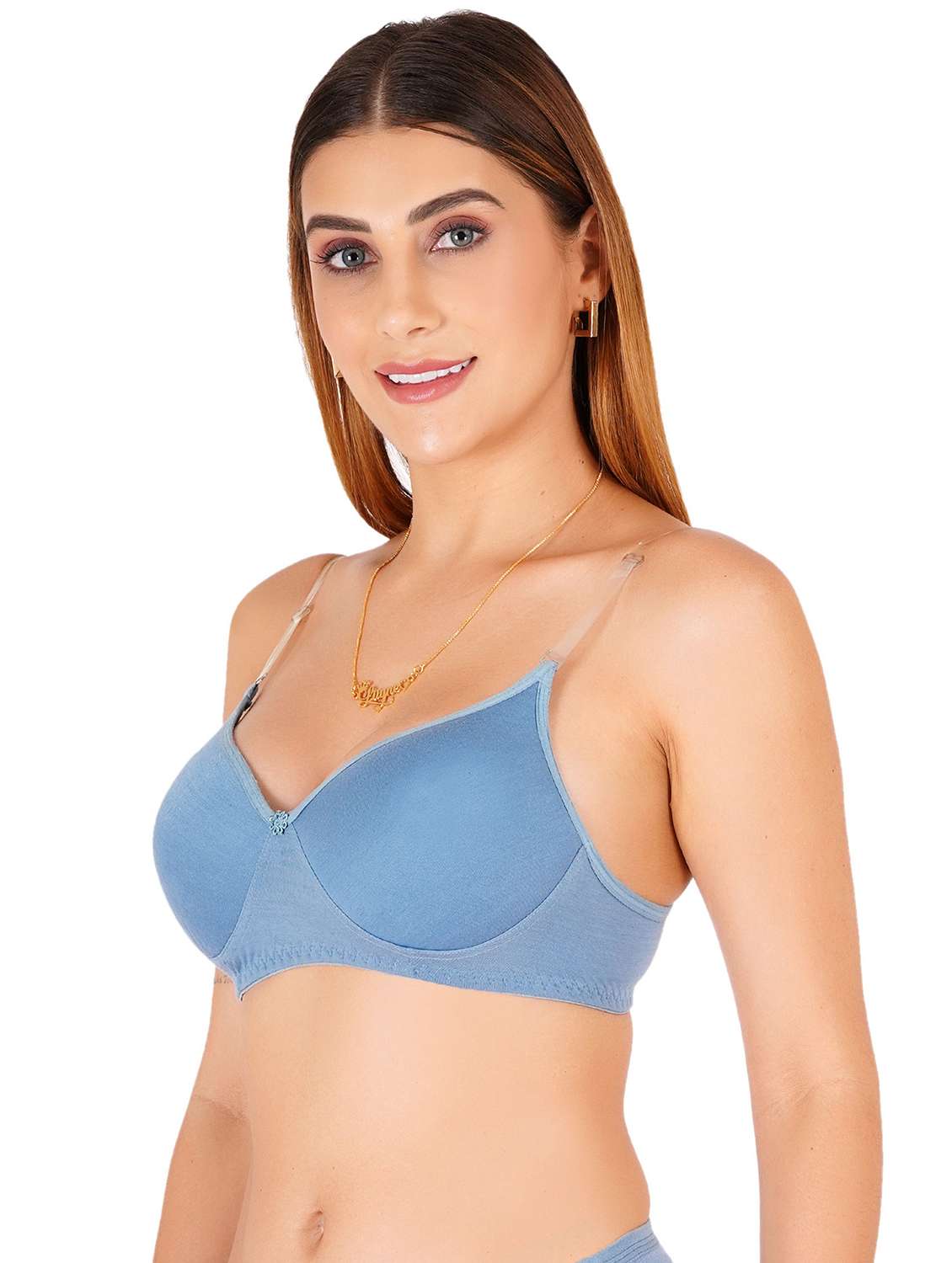 women pack of 4 non padded bra - 22444068 -  Standard Image - 5